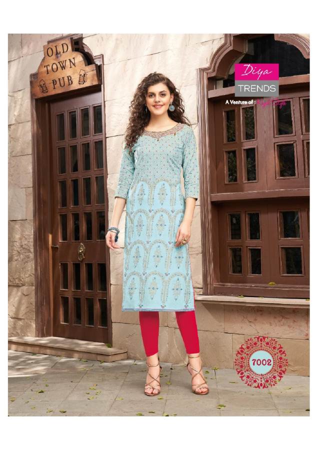 Diya Trends Presents Garden City Vol 7 Casual Wear Kurti