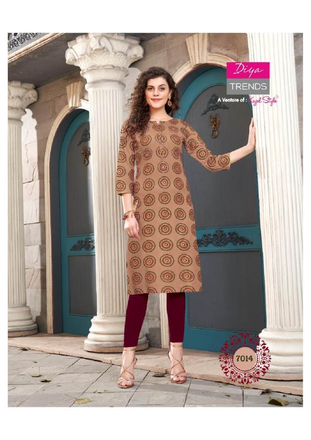Diya Trends Presents Garden City Vol 7 Casual Wear Kurti