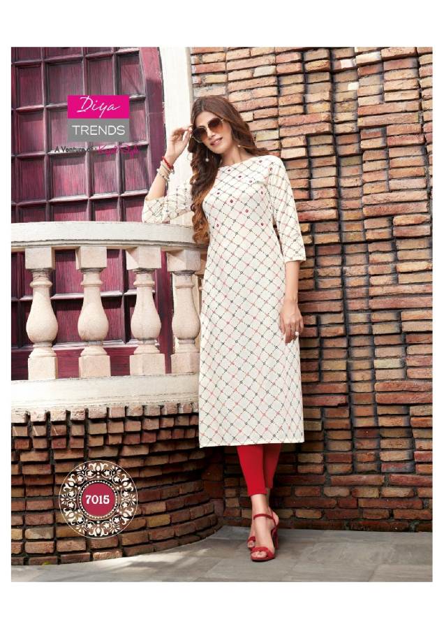 Diya Trends Presents Garden City Vol 7 Casual Wear Kurti