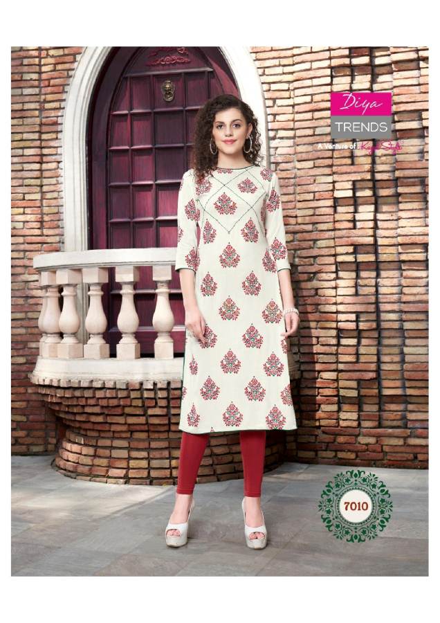 Diya Trends Presents Garden City Vol 7 Casual Wear Kurti