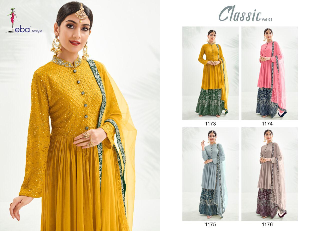 Eba Presents Classic Vol 1 Designer  Salwar Suits