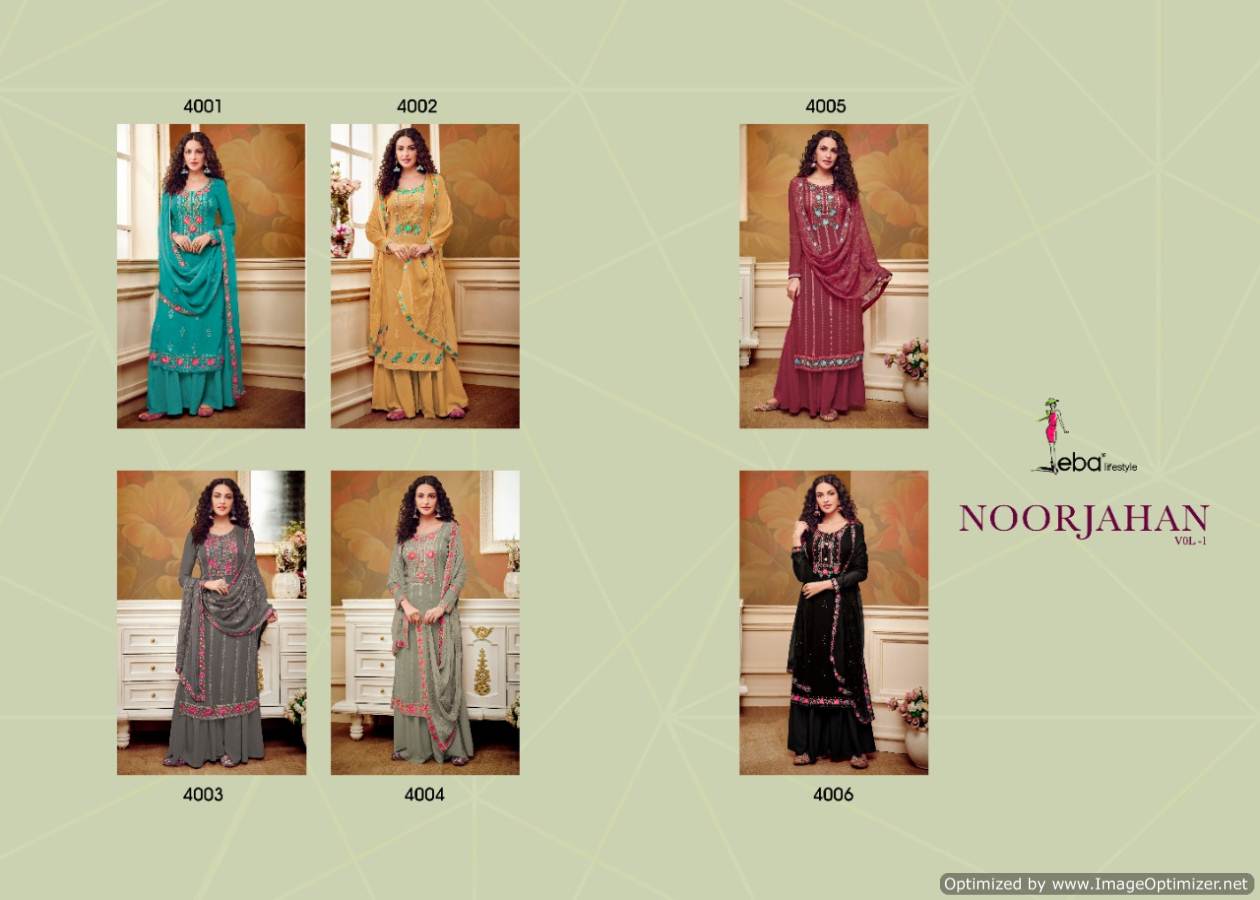 Eba  Presents Noorjahan Vol 1 Designer  Salwar Suits