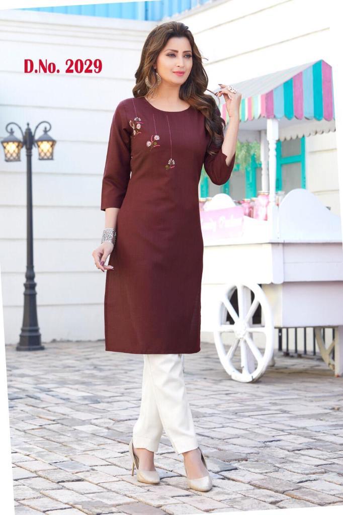 Fc Presents Trendy 2029  Casual Wear Kurtis Collection