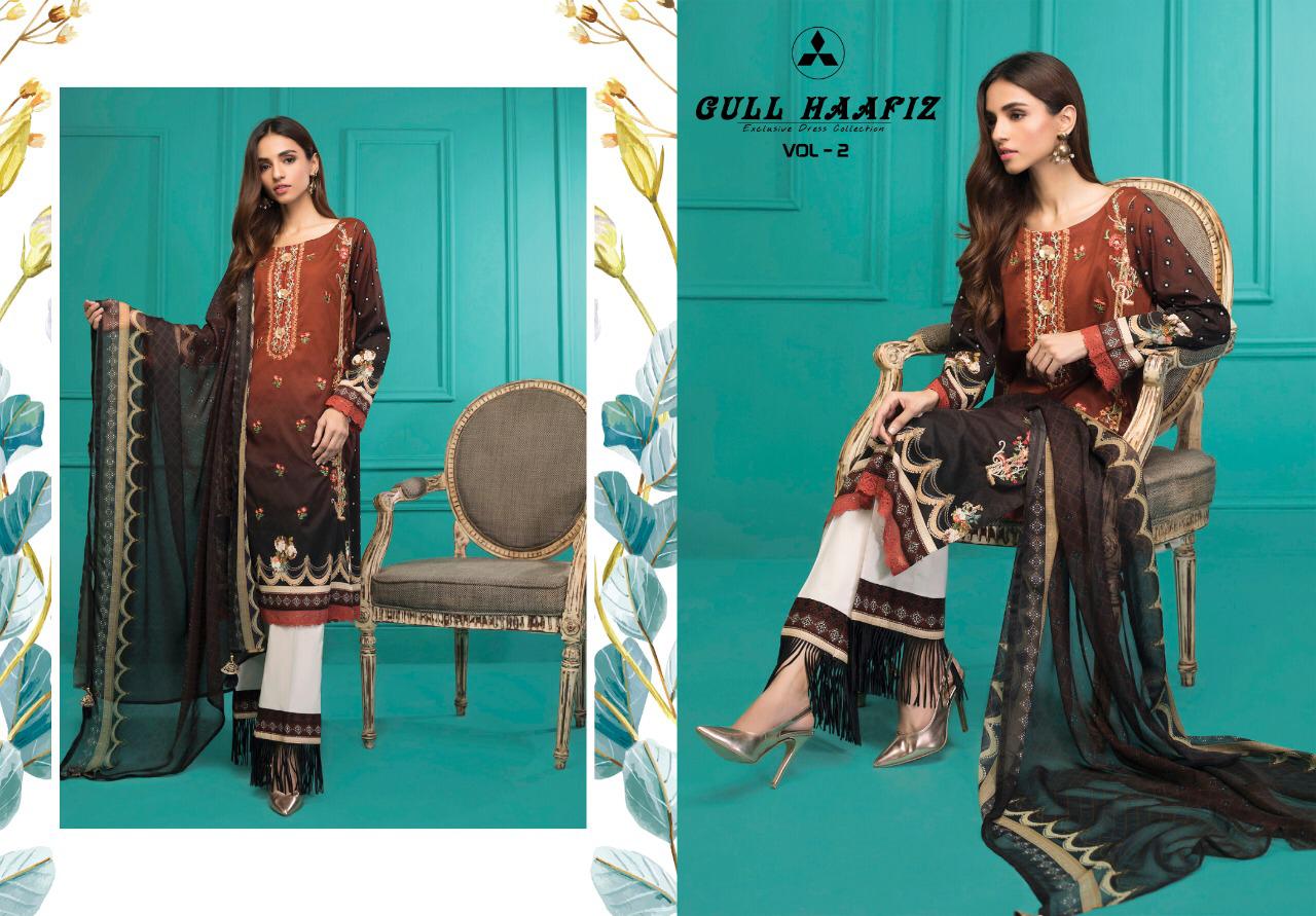 Gull Haafiz Vol 2 Karachi Dress Material