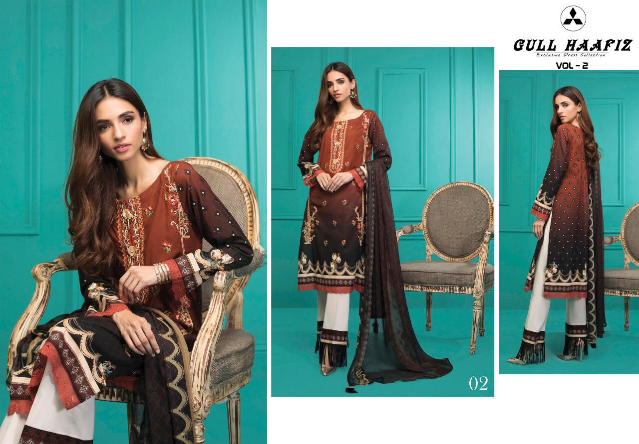 Gull Haafiz Vol 2 Karachi Dress Material