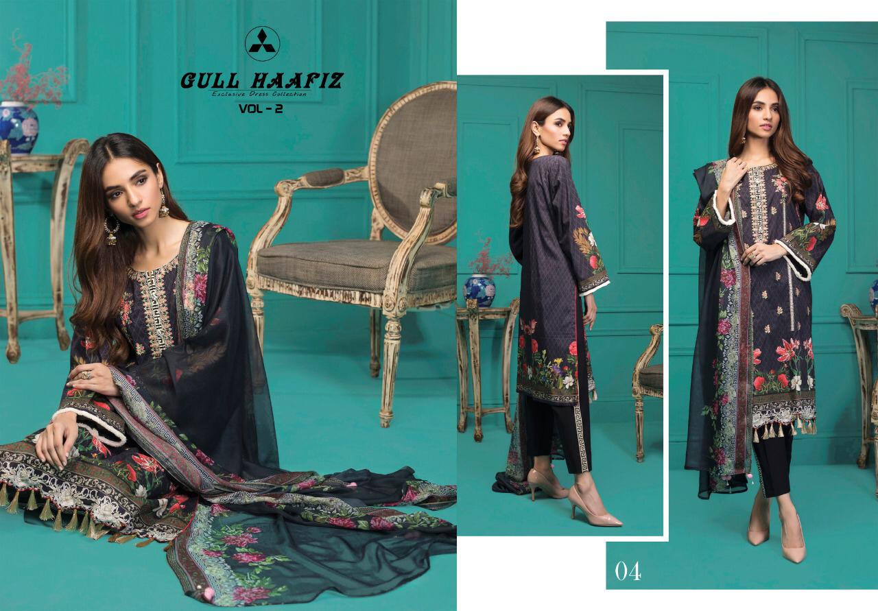 Gull Haafiz Vol 2 Karachi Dress Material