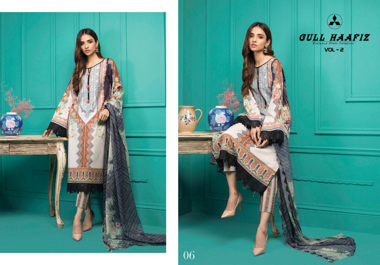 Gull Haafiz Vol 2 Karachi Dress Material