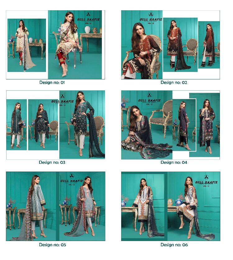Gull Haafiz Vol 2 Karachi Dress Material
