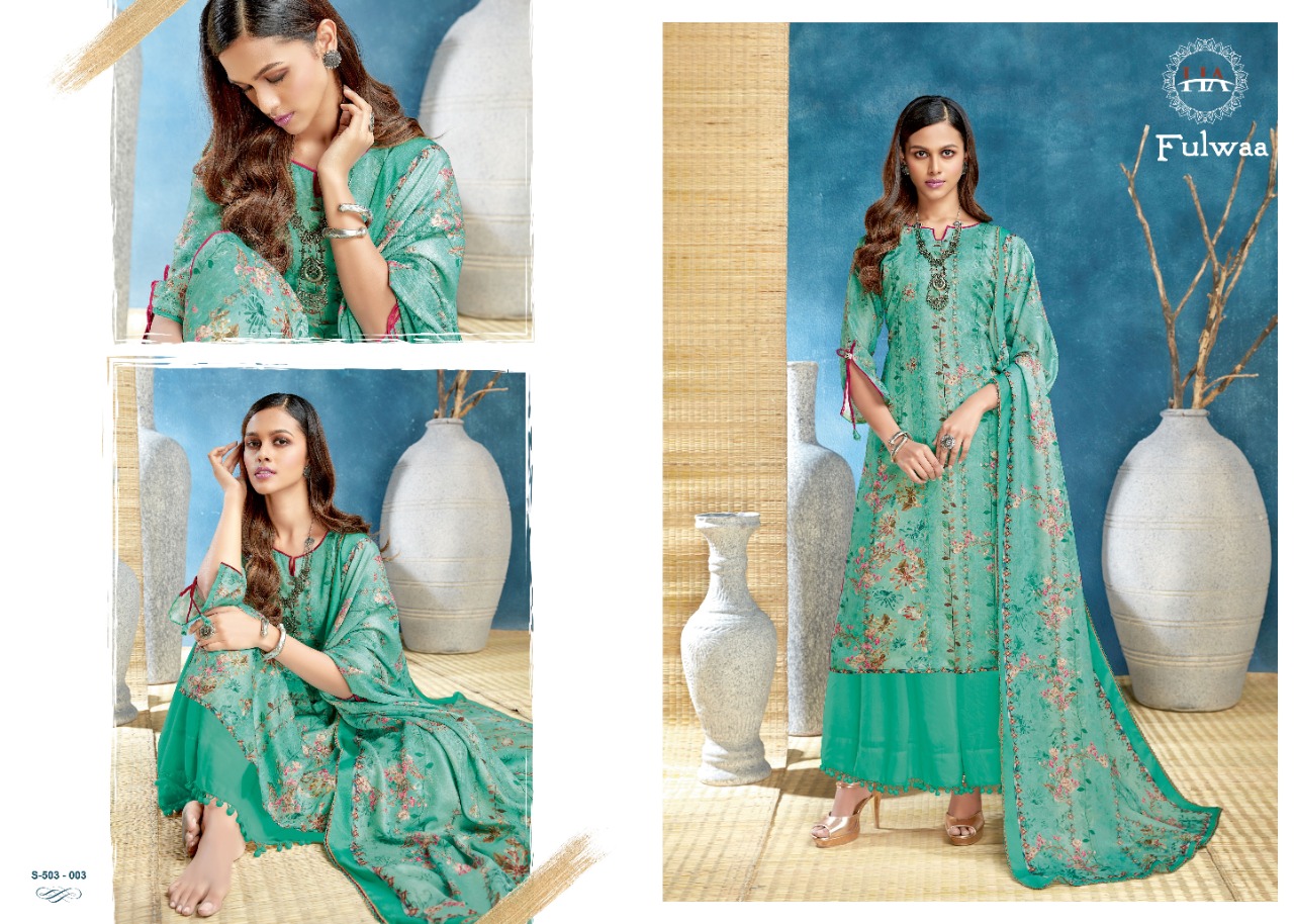Harshit Presents Fulwaa Designer Dress Material
