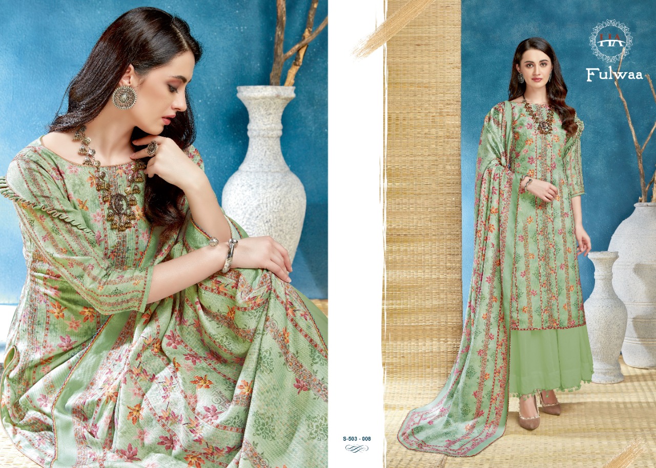 Harshit Presents Fulwaa Designer Dress Material
