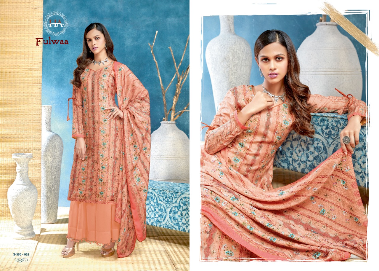 Harshit Presents Fulwaa Designer Dress Material