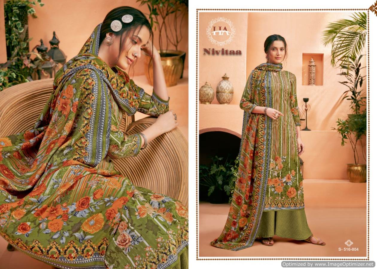 Harshit Presents Nivitaa  Designer Dress Material