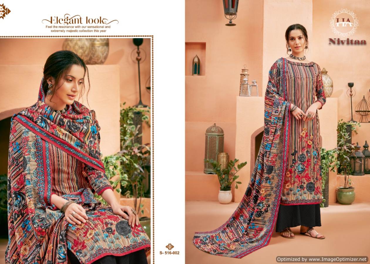 Harshit Presents Nivitaa  Designer Dress Material