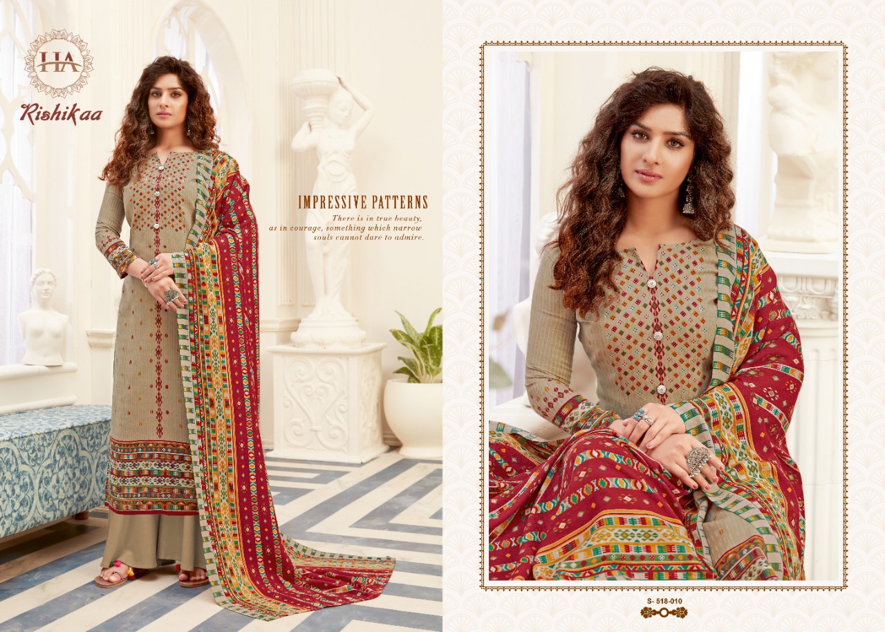 Harshit  Presents Rishikaa Designer Dress Material