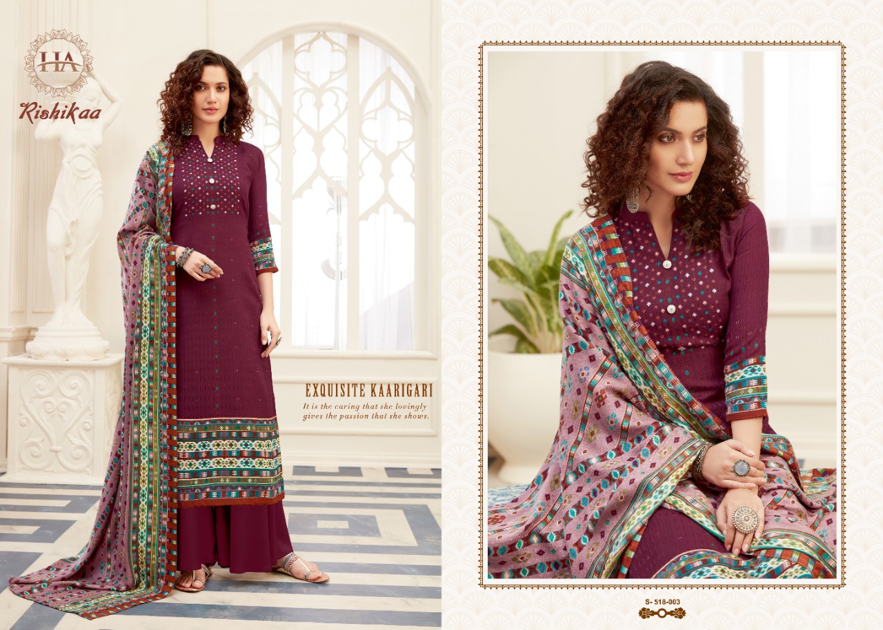 Harshit  Presents Rishikaa Designer Dress Material