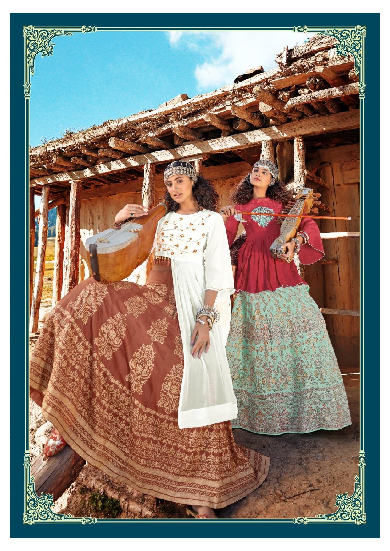 Kajal Style Presents Fashion Fabulous  Vol 1 Festive Look Stylish Kurti With Bottom