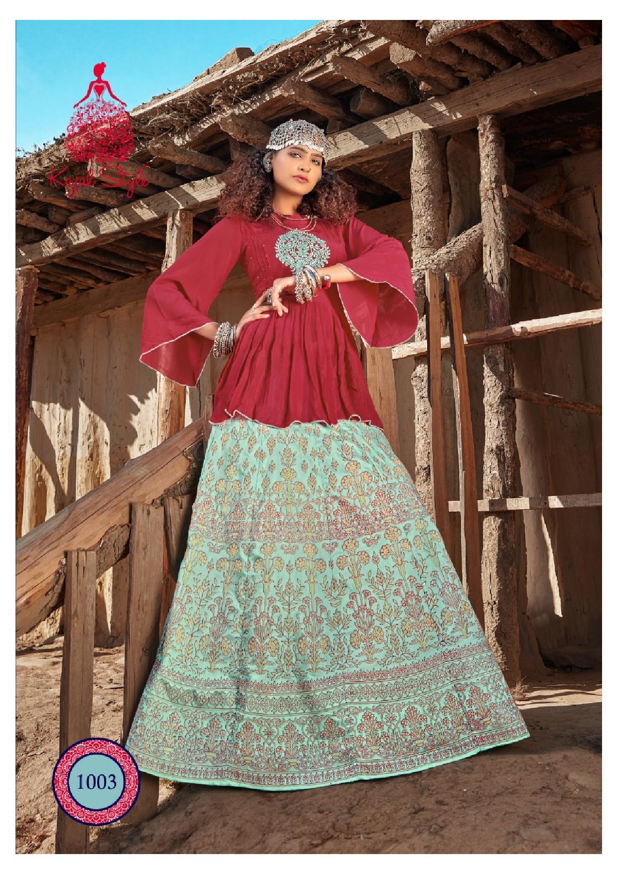 Kajal Style Presents Fashion Fabulous  Vol 1 Festive Look Stylish Kurti With Bottom