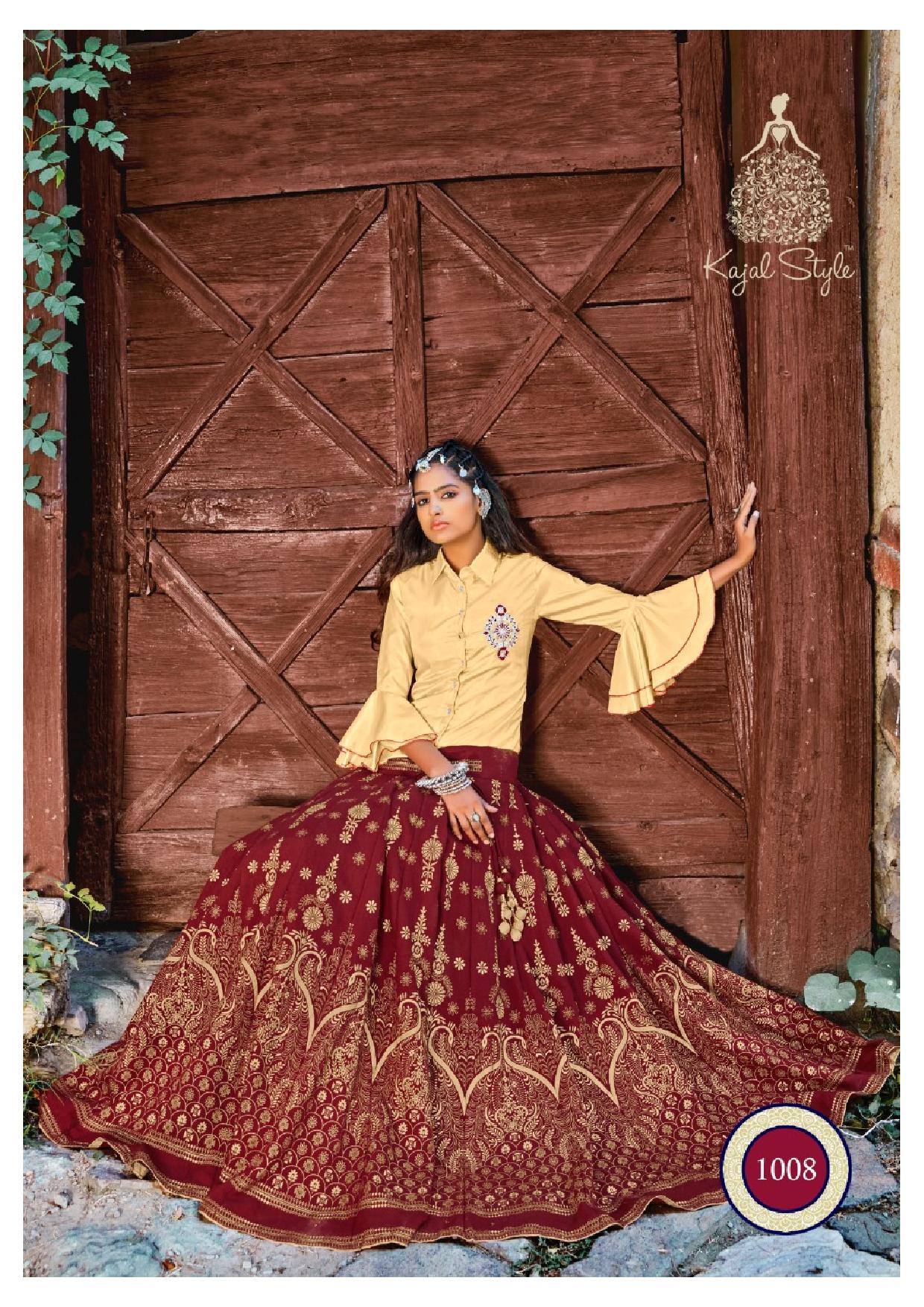 Kajal Style Presents Fashion Fabulous  Vol 1 Festive Look Stylish Kurti With Bottom