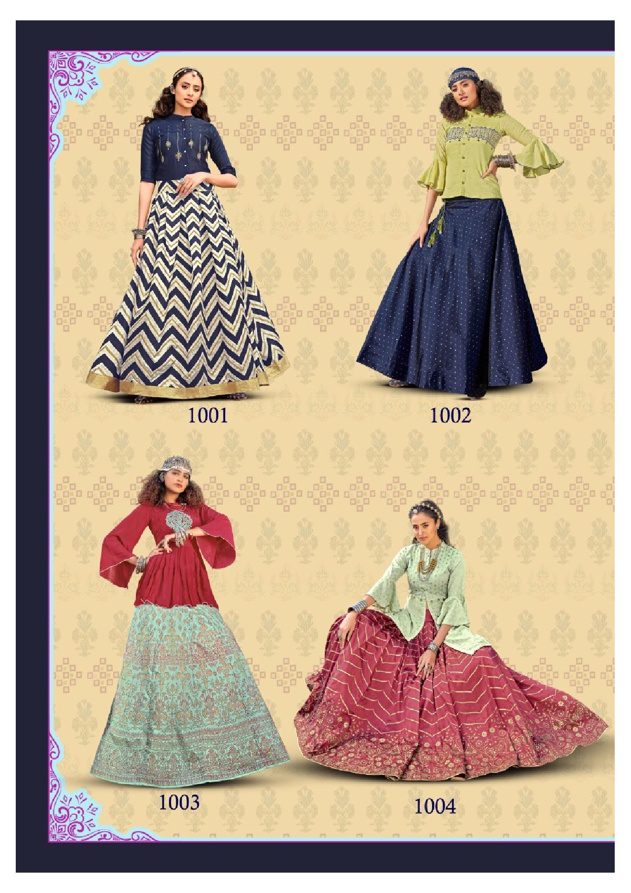 Kajal Style Presents Fashion Fabulous  Vol 1 Festive Look Stylish Kurti With Bottom