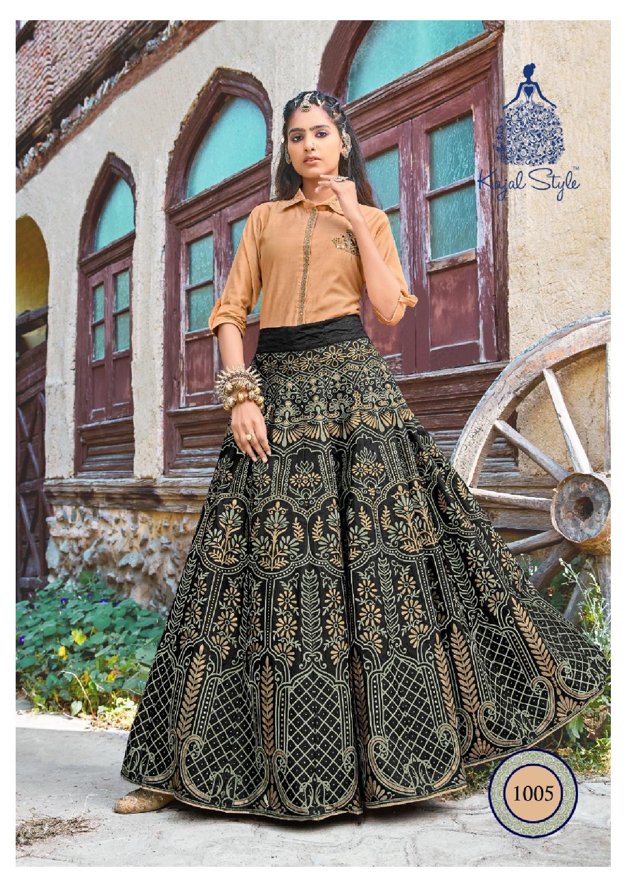 Kajal Style Presents Fashion Fabulous  Vol 1 Festive Look Stylish Kurti With Bottom