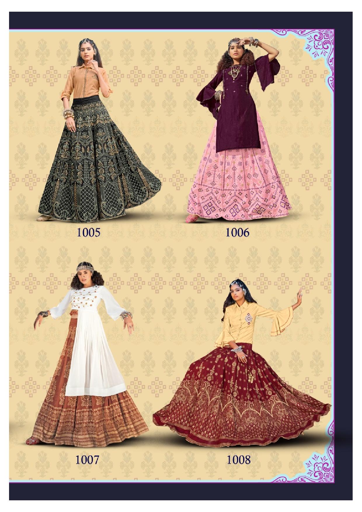 Kajal Style Presents Fashion Fabulous  Vol 1 Festive Look Stylish Kurti With Bottom