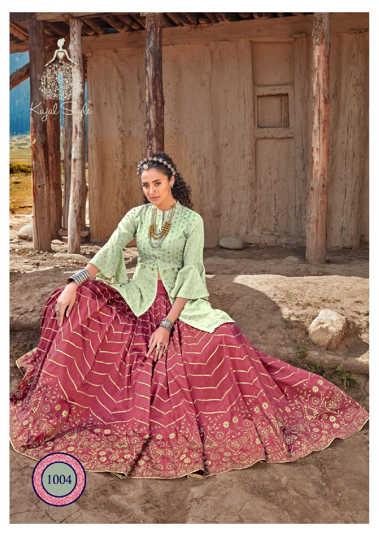 Kajal Style Presents Fashion Fabulous  Vol 1 Festive Look Stylish Kurti With Bottom