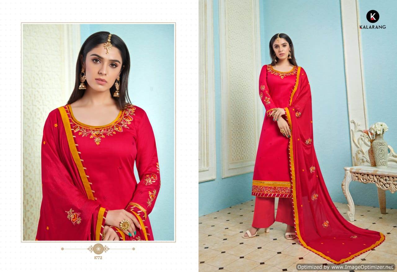 Kalarang  Presents Glory Designer Dress Material