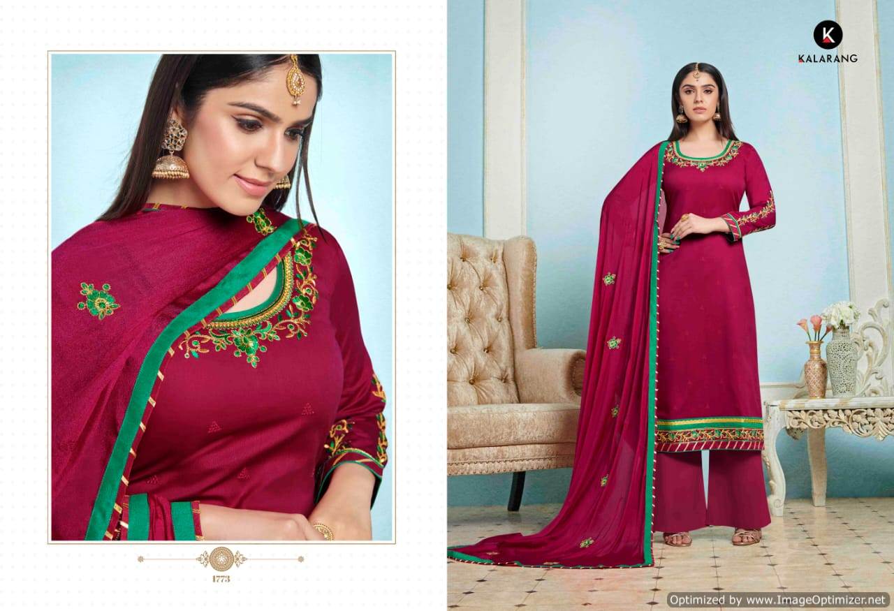 Kalarang  Presents Glory Designer Dress Material