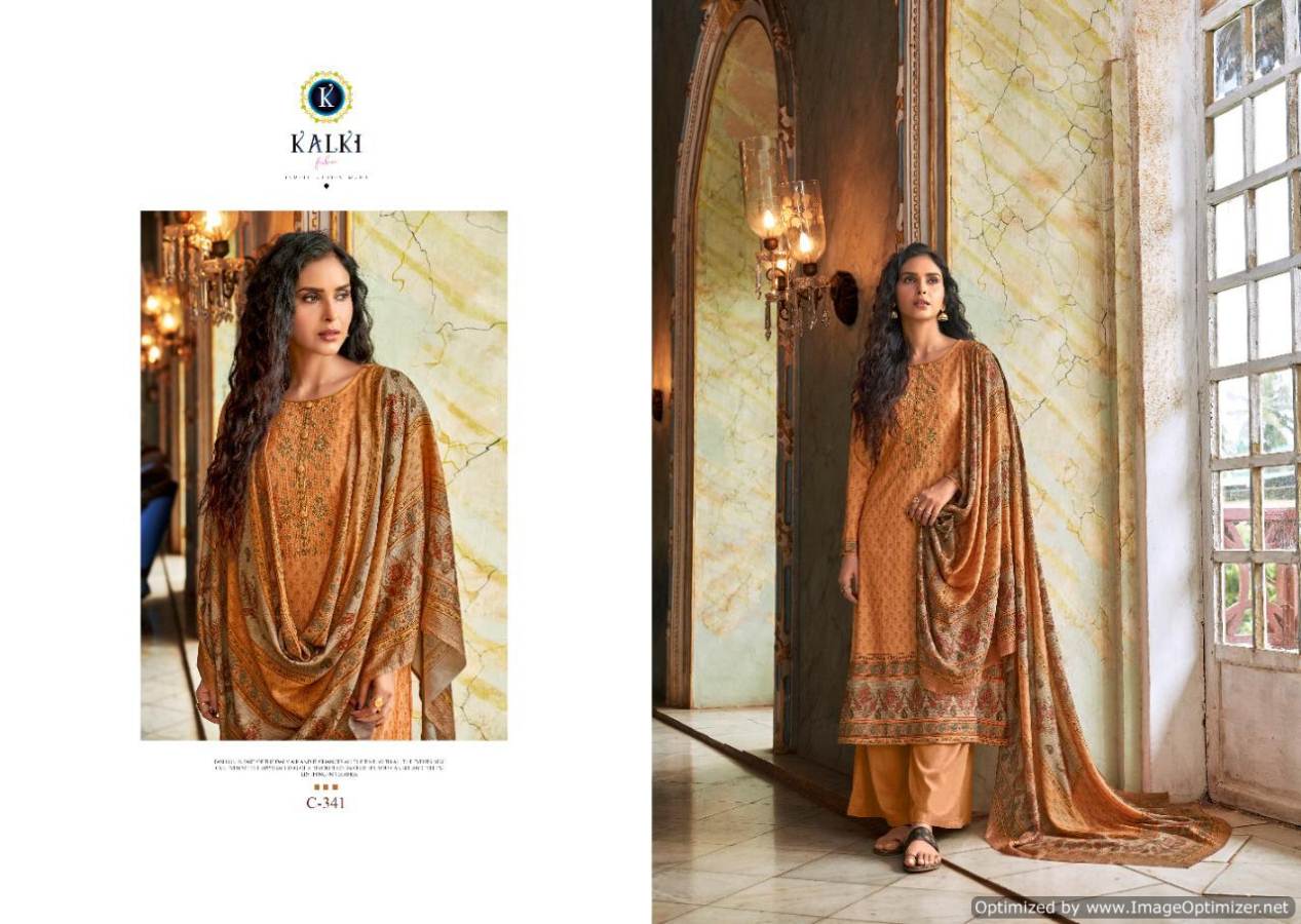Kalki Presents  Vastrangna  Designer Dress Material