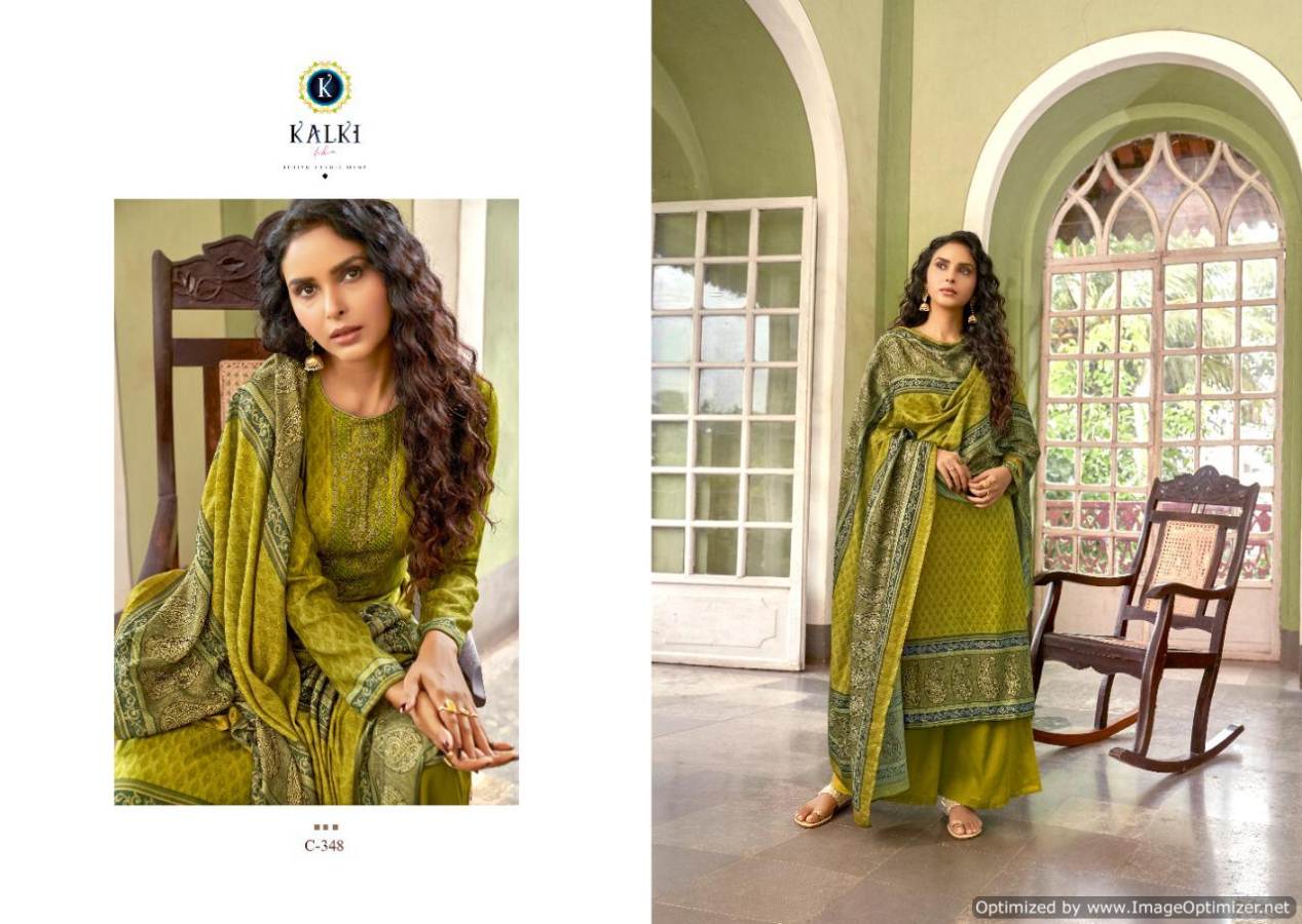 Kalki Presents  Vastrangna  Designer Dress Material