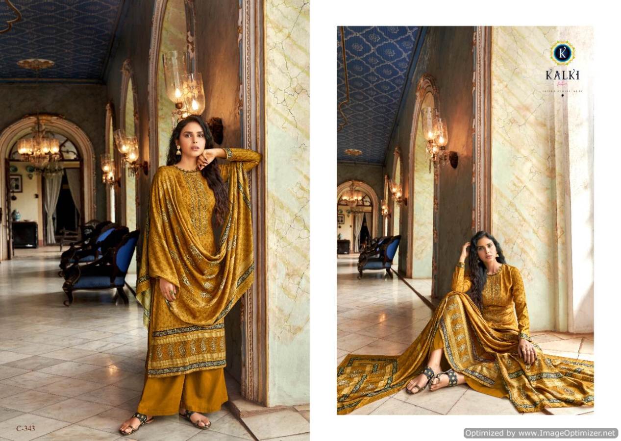 Kalki Presents  Vastrangna  Designer Dress Material