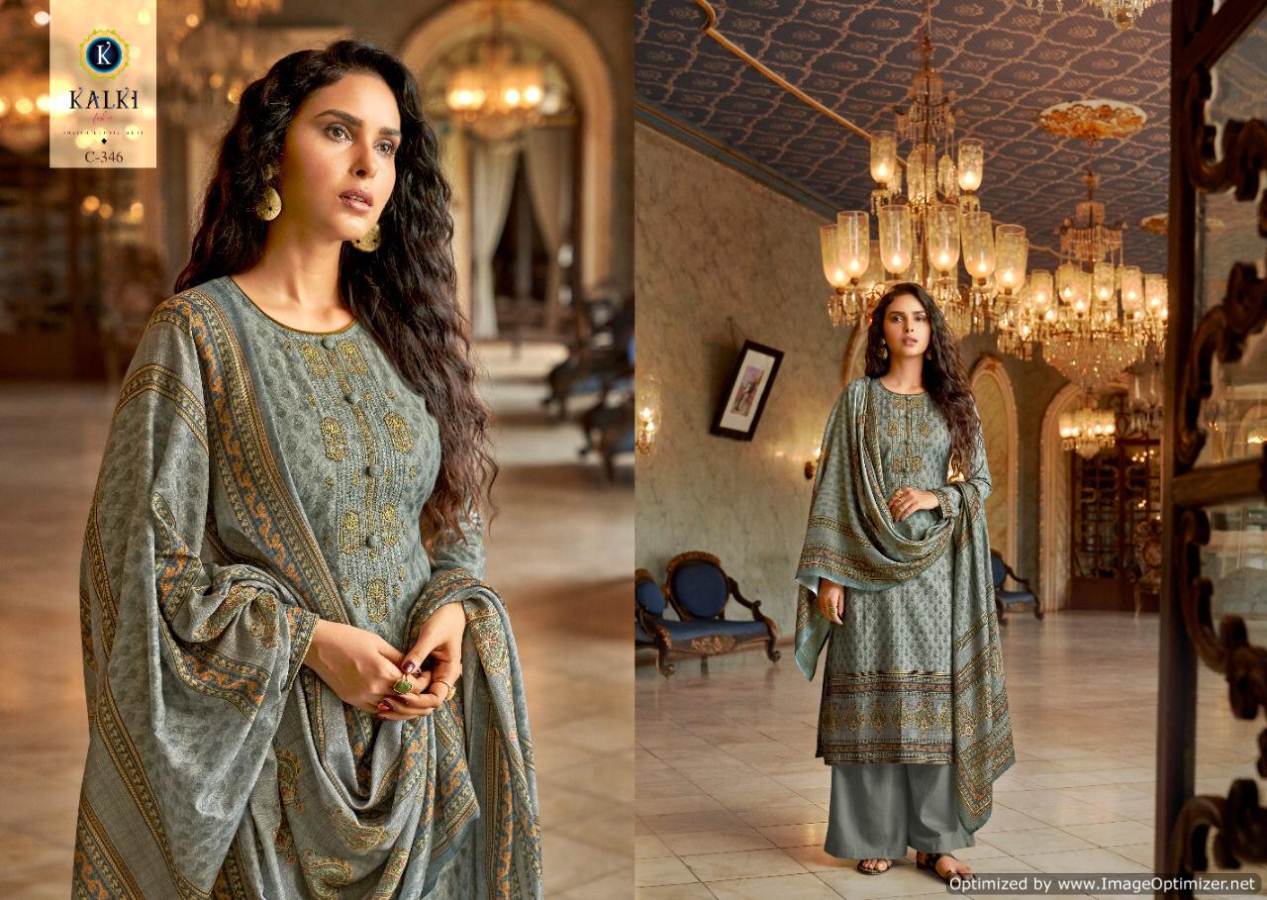 Kalki Presents  Vastrangna  Designer Dress Material