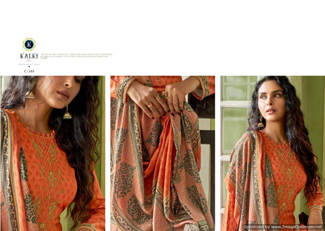 Kalki Presents  Vastrangna  Designer Dress Material