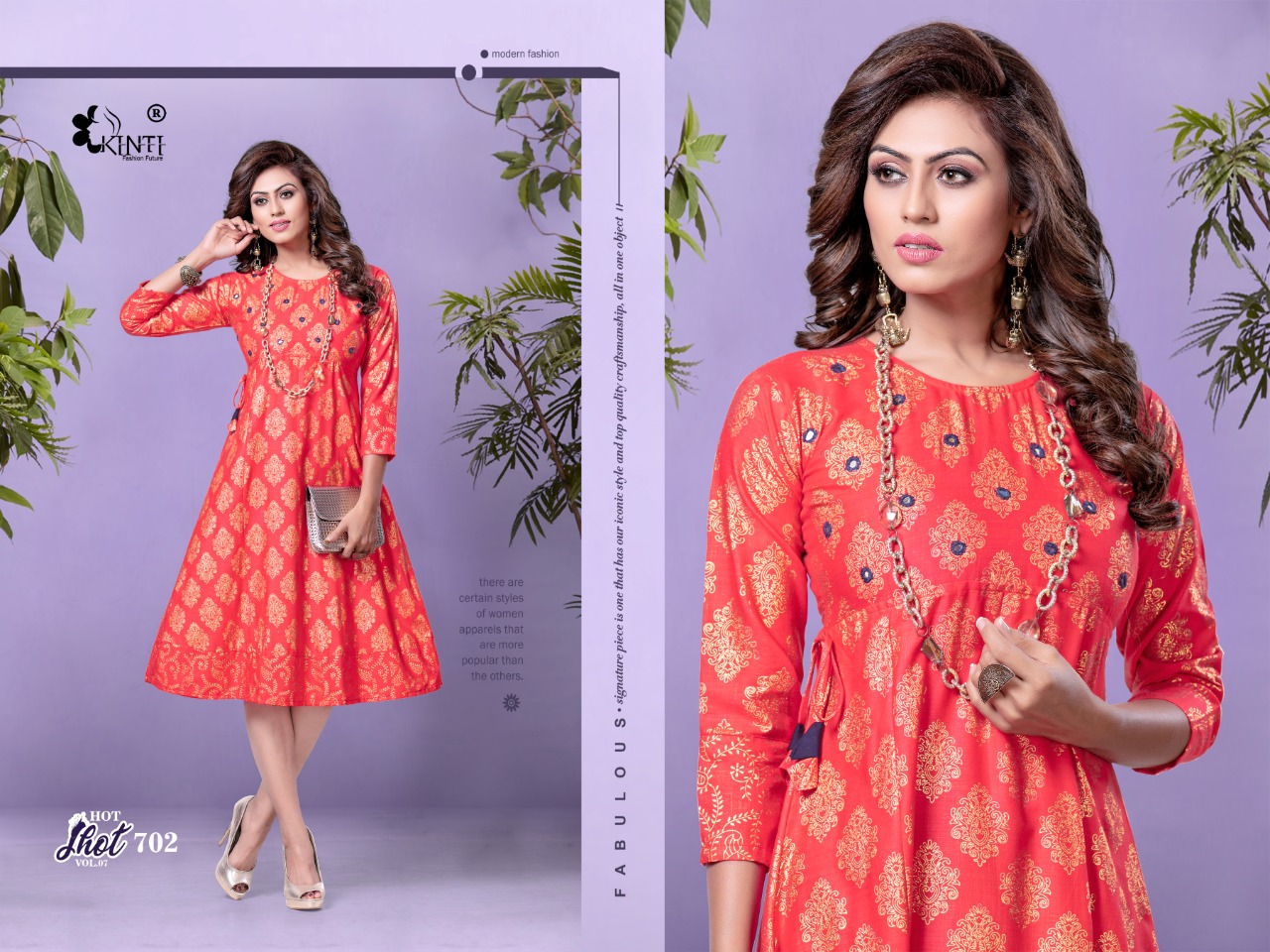 Kinti Presents Hot Shot Designer Kurti Collection