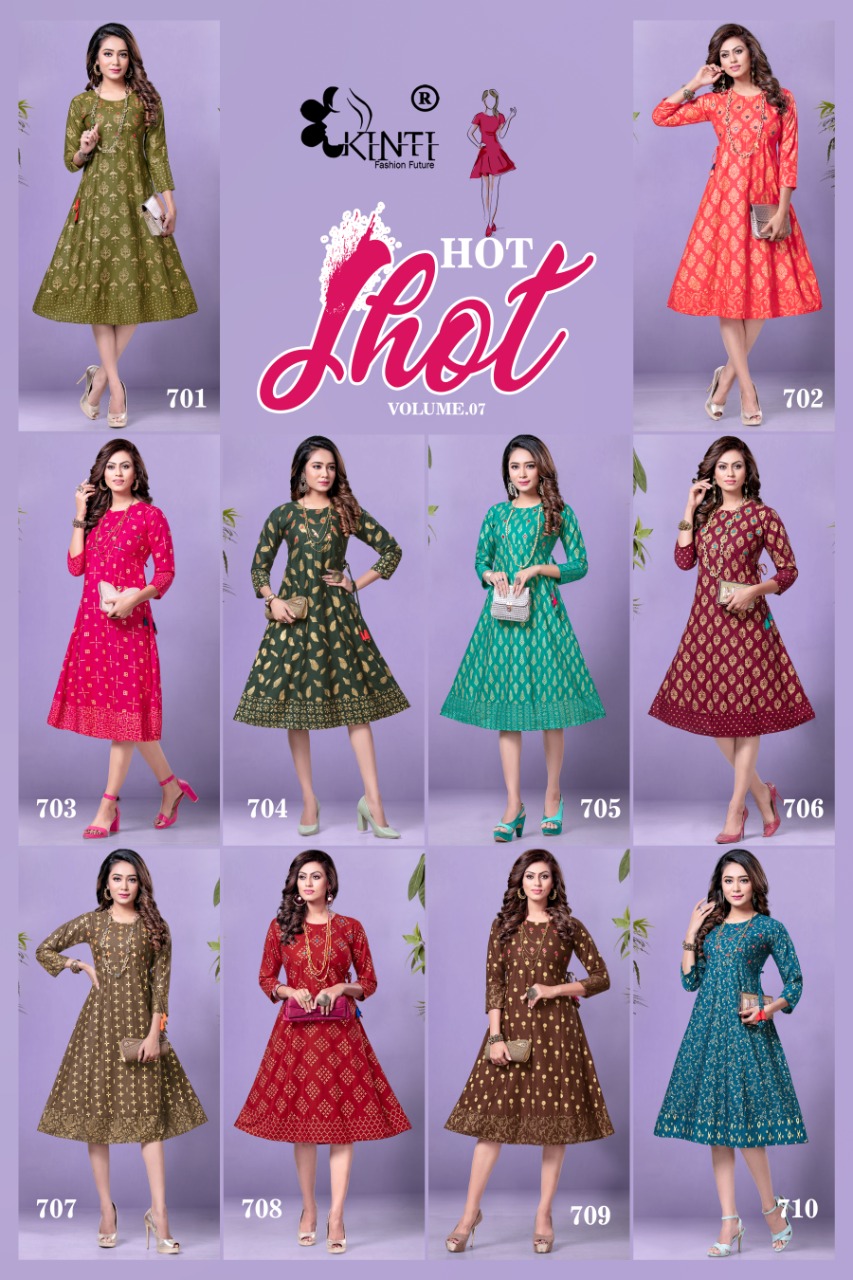 Kinti Presents Hot Shot Designer Kurti Collection