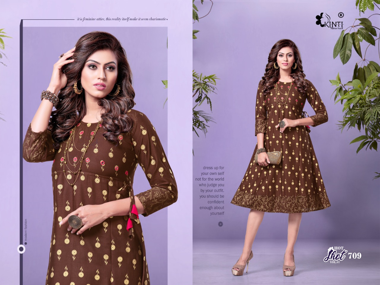 Kinti Presents Hot Shot Designer Kurti Collection