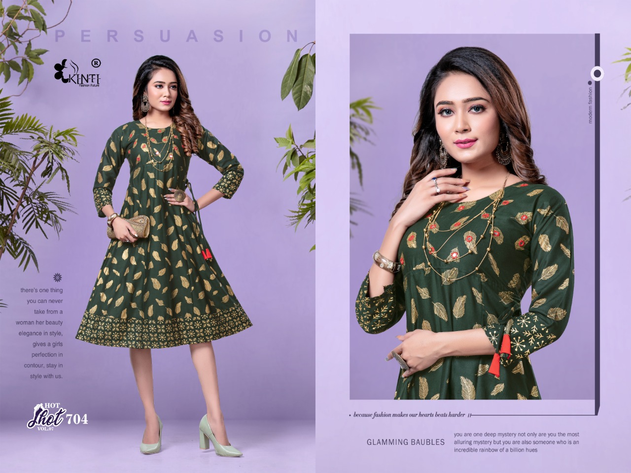 Kinti Presents Hot Shot Designer Kurti Collection