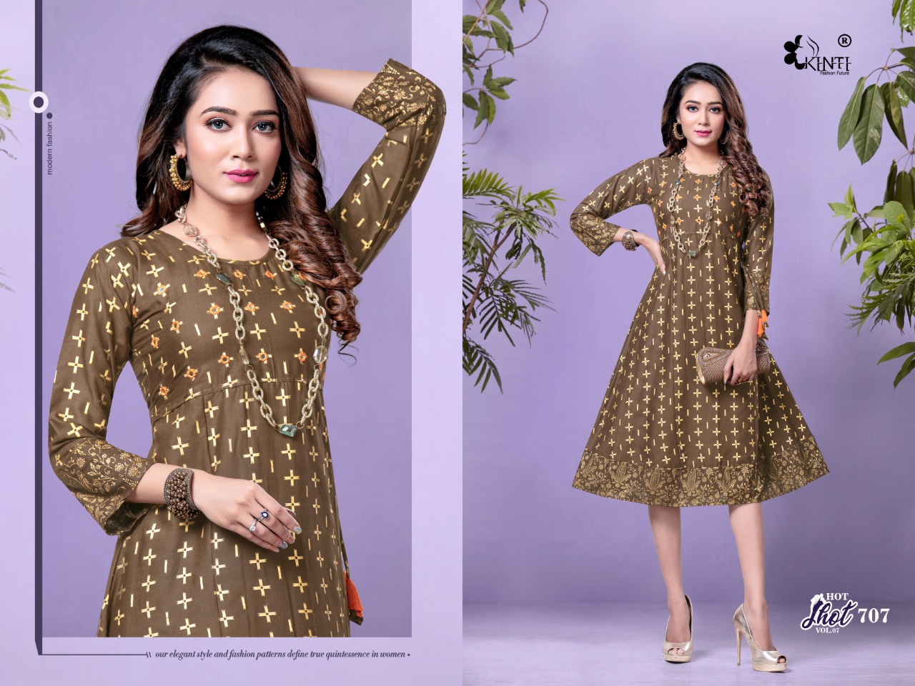 Kinti Presents Hot Shot Designer Kurti Collection