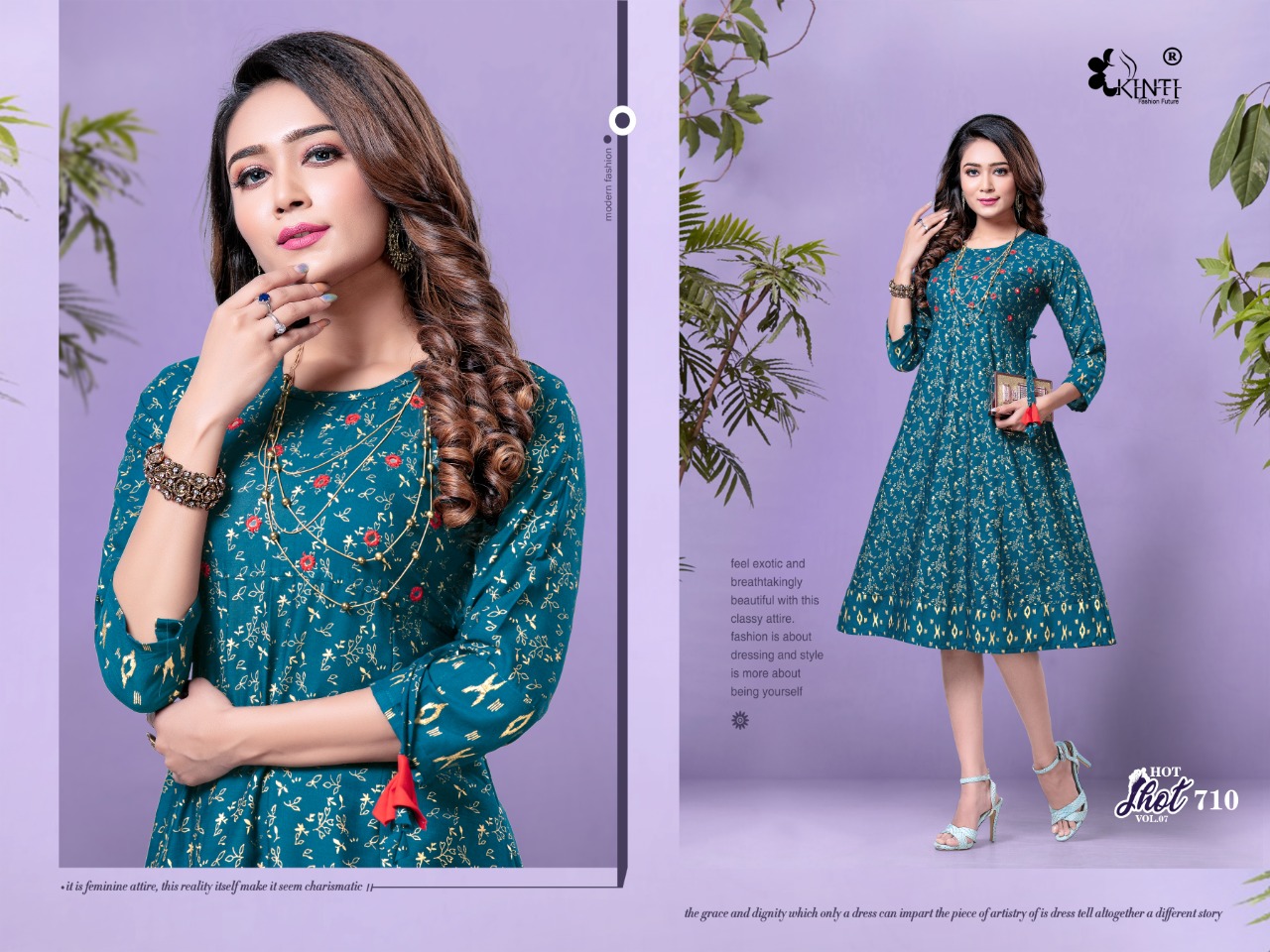 Kinti Presents Hot Shot Designer Kurti Collection