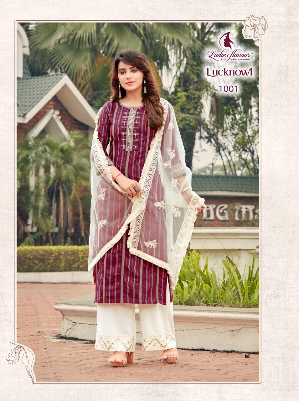 Ladies Flavour  Presents Lucknowi Ready Made Collection