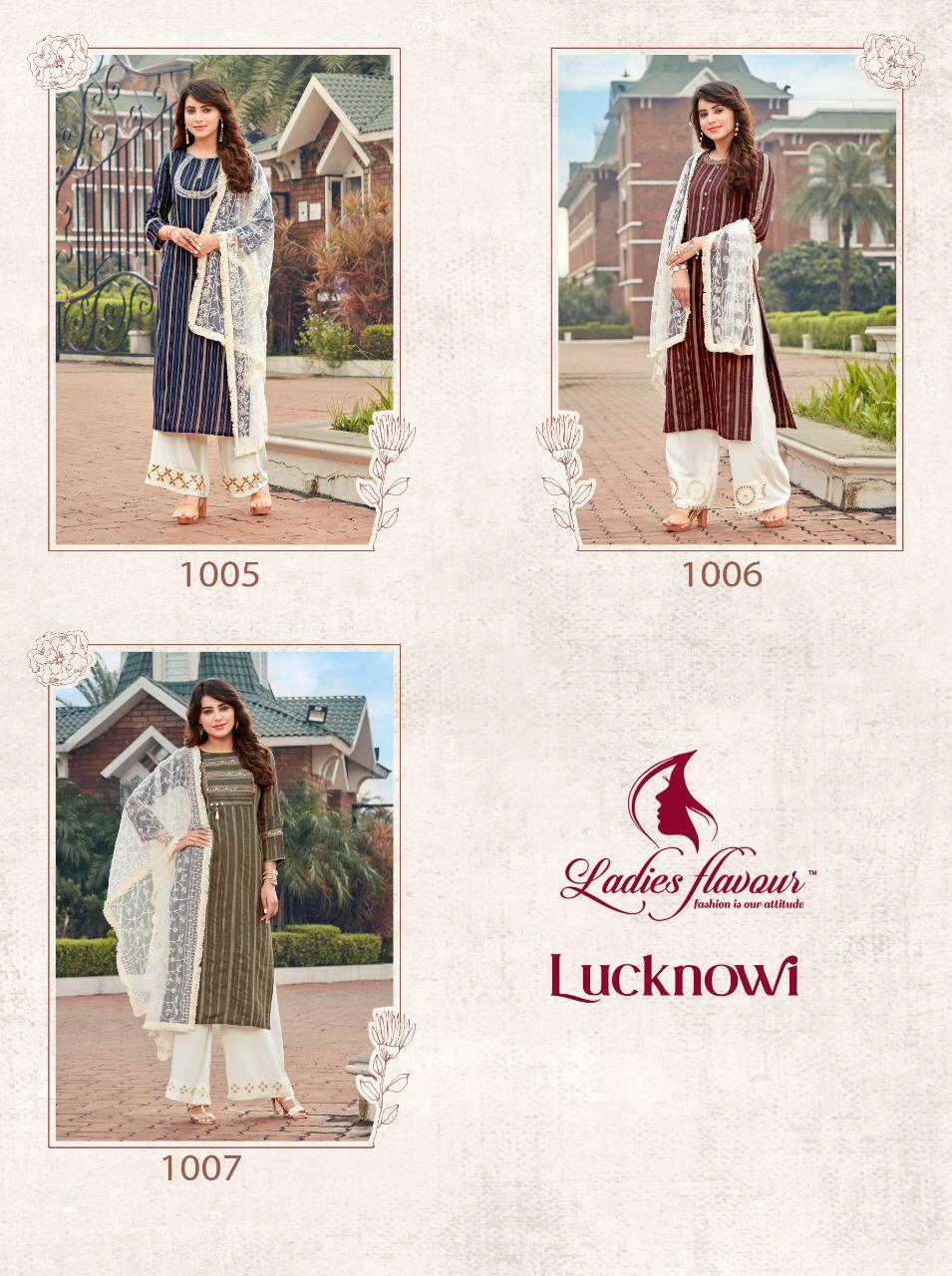 Ladies Flavour  Presents Lucknowi Ready Made Collection