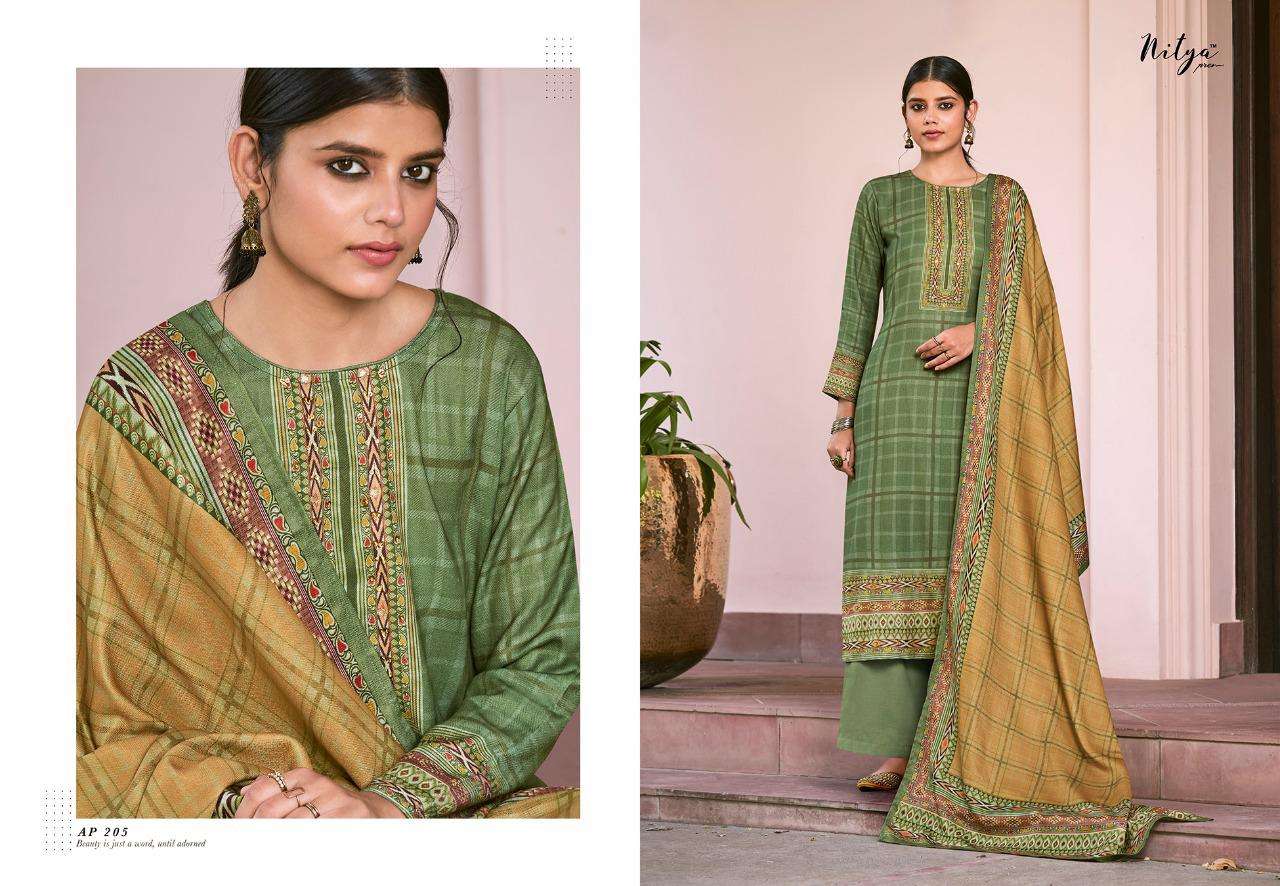 Lt Nitya  Presents Amira  Designer Dress Material