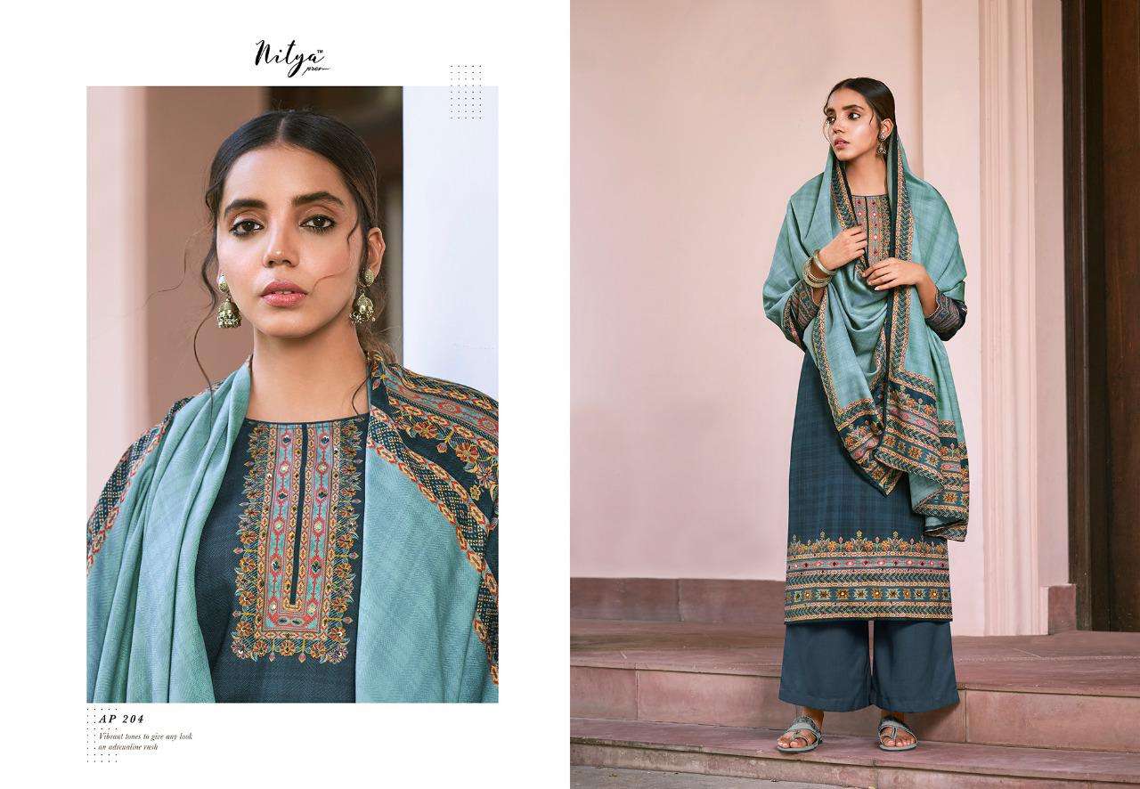 Lt Nitya  Presents Amira  Designer Dress Material