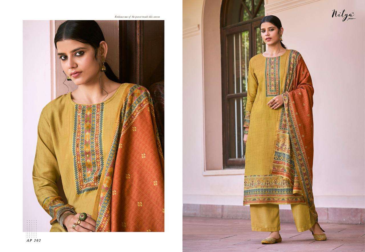 Lt Nitya  Presents Amira  Designer Dress Material