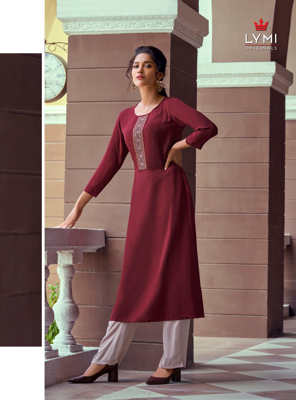 Lymi Presents Runway Casual Ware Kurtis With Bottom