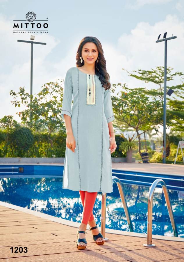 Mittoo Presents Palak Vol 22 Straight Cut Kurti Collection