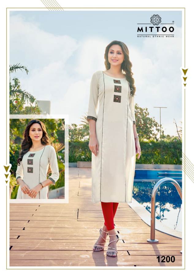 Mittoo Presents Palak Vol 22 Straight Cut Kurti Collection