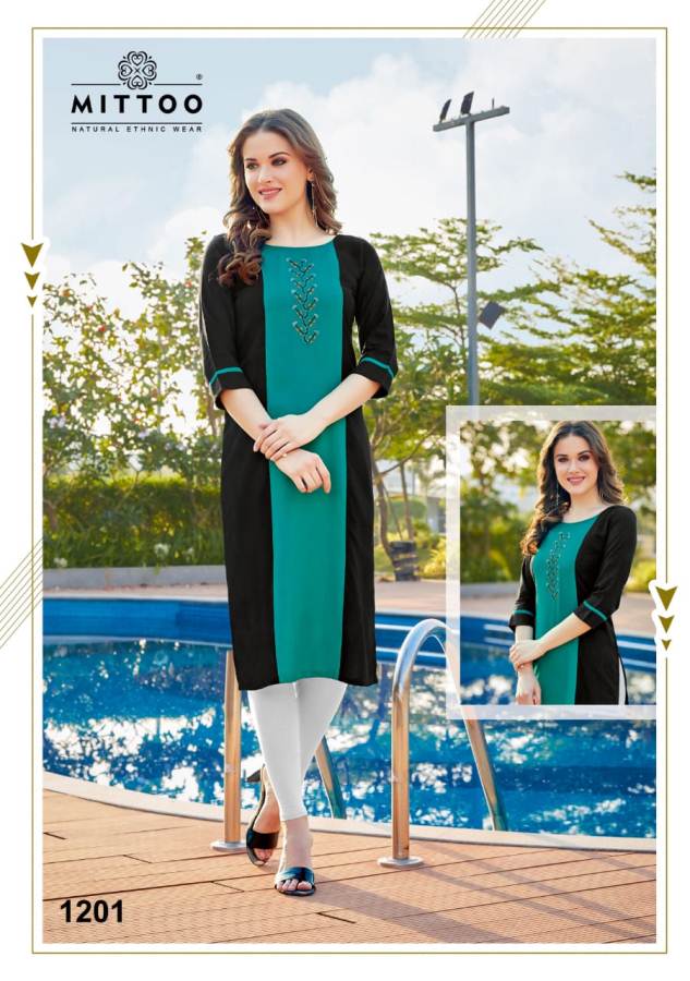 Mittoo Presents Palak Vol 22 Straight Cut Kurti Collection