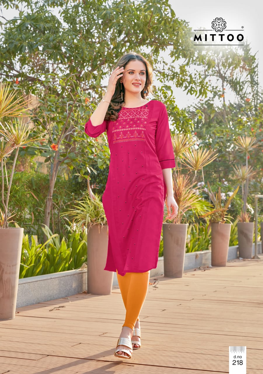 Mittoo Presents  Payal Vol 13 Casual Wear Kurti Collection