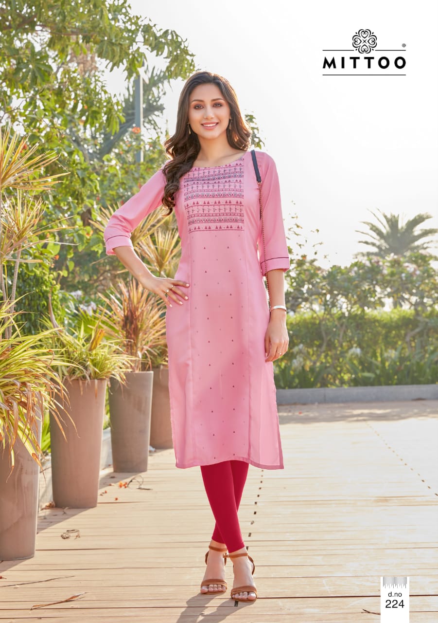 Mittoo Presents  Payal Vol 13 Casual Wear Kurti Collection